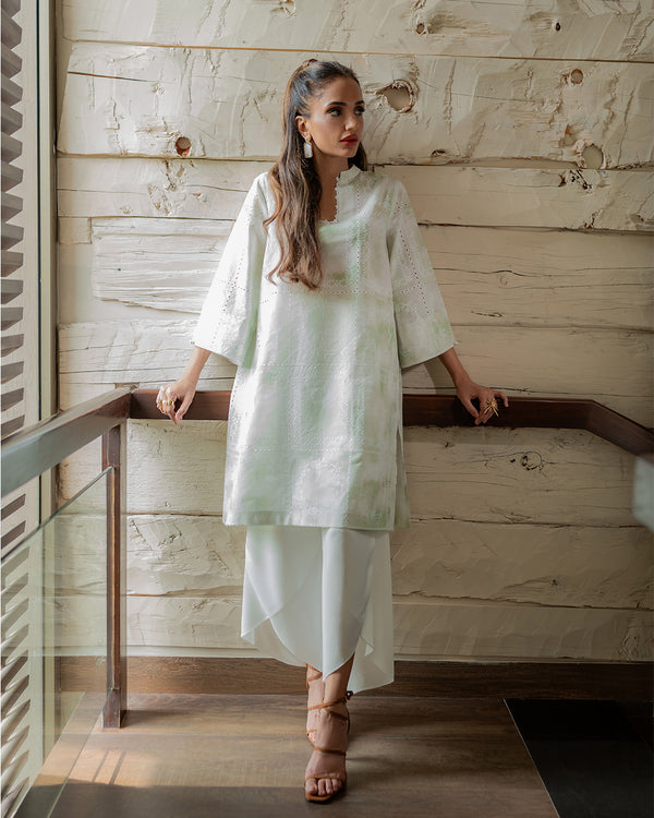 Chikankari Tulip Set