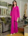 Fuchsia Scallop Set