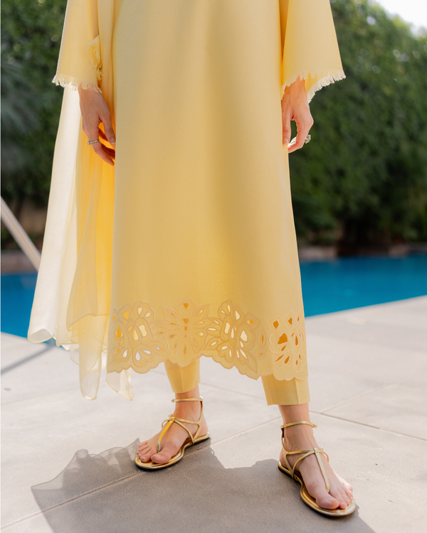 Light Yellow Peony Set