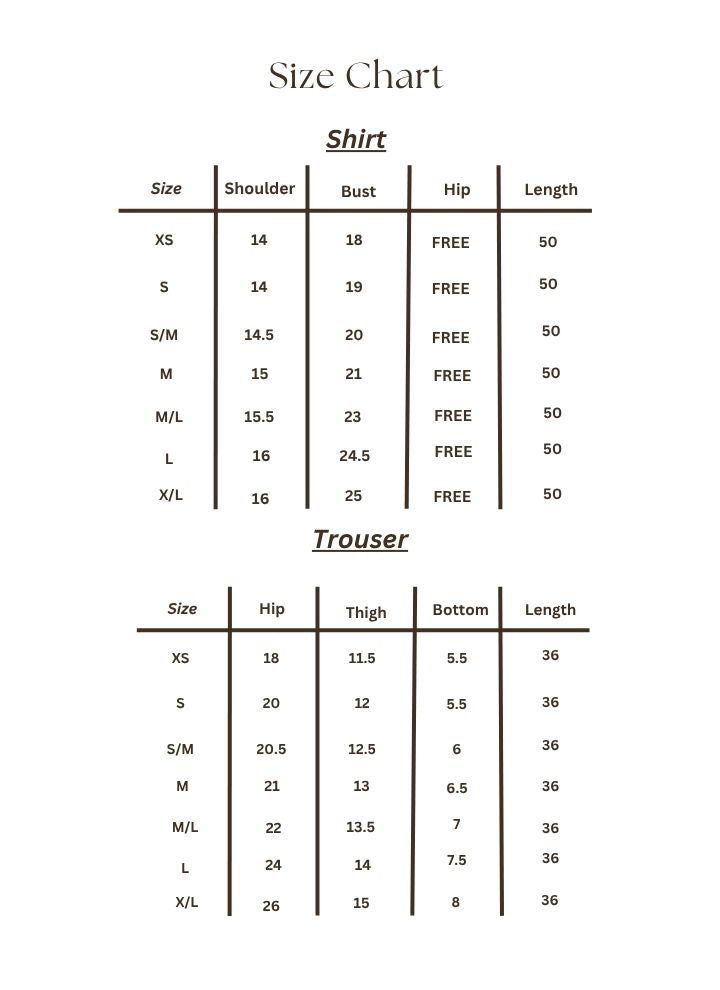 Size Chart Image