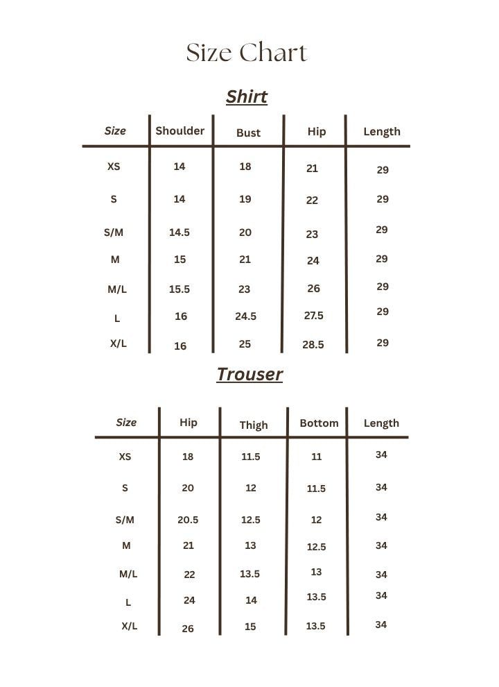 Size Chart Image