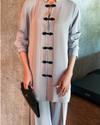 Mandarin Buttoned Set