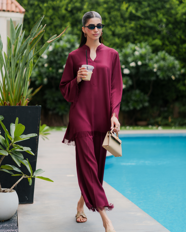Fringe Crepe Set