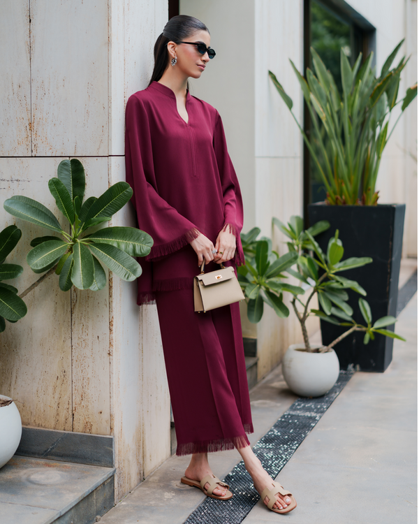 Fringe Crepe Set