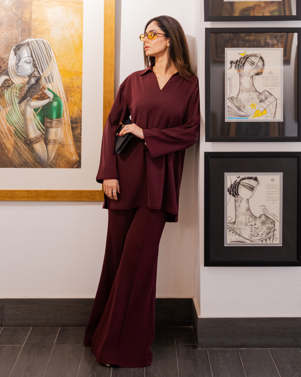 Burgundy Portrait Set