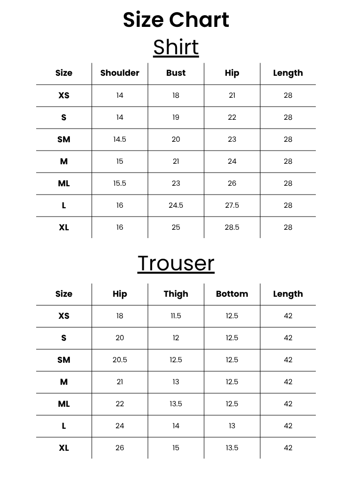 Size Chart Image