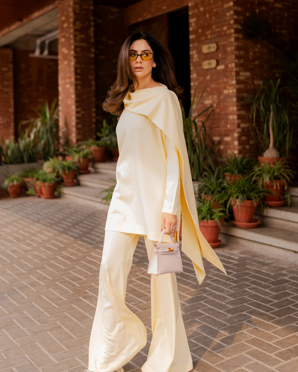 Butter Yellow Drape Set