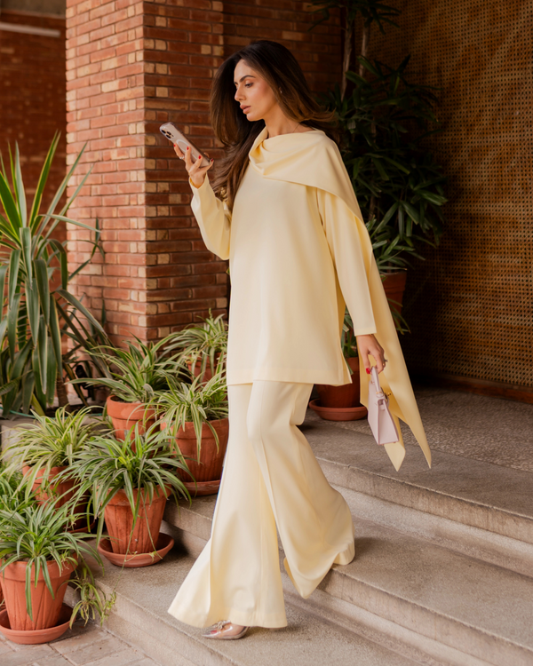 Butter Yellow Drape Set