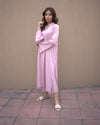 Tea Pink Fringe Set