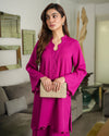 Fuchsia Scallop Set