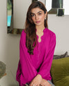 Fuchsia Scallop Set