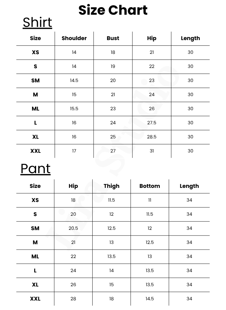 Size Chart Image