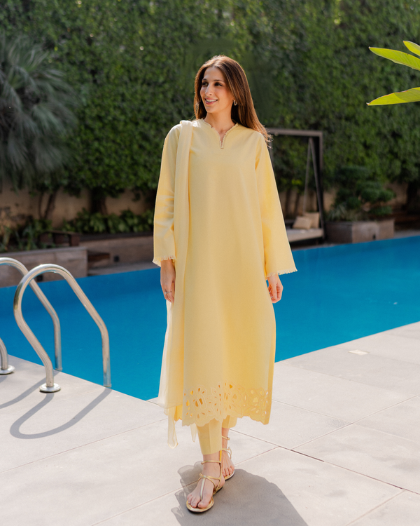 Light Yellow Peony Set