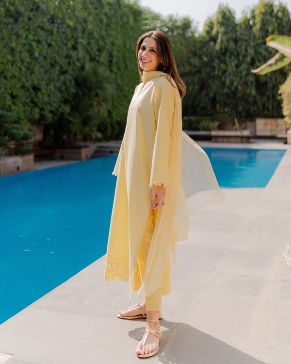 Light Yellow Peony Set