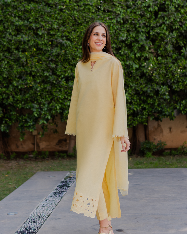 Light Yellow Peony Set