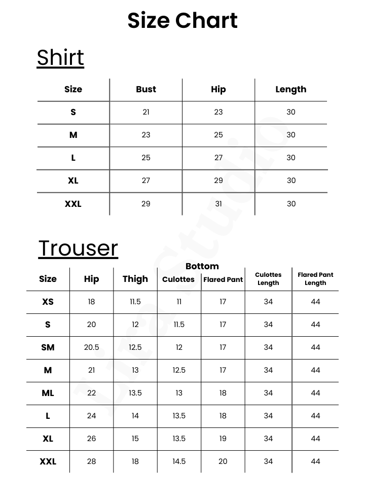 Size Chart Image