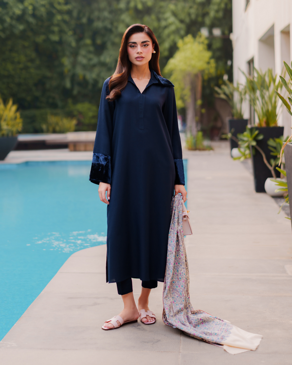 Midnight Blue Vesper Set