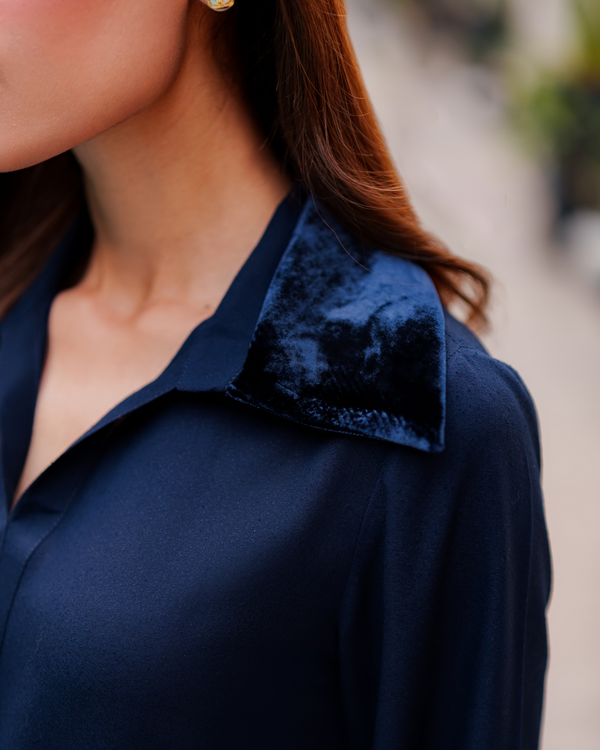 Midnight Blue Vesper Set