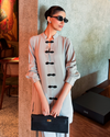 Mandarin Buttoned Set