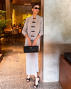 Mandarin Buttoned Set