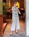 Mandarin Buttoned Set