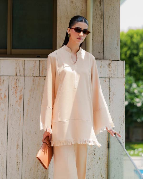 Beige Fringe Studio Set