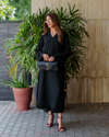 Black Karandi Fringe Set