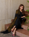 Black Karandi Fringe Set
