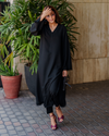 Black Karandi Fringe Set