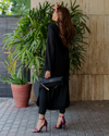Black Karandi Fringe Set