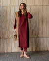 Bordeaux Karandi Fringe Set