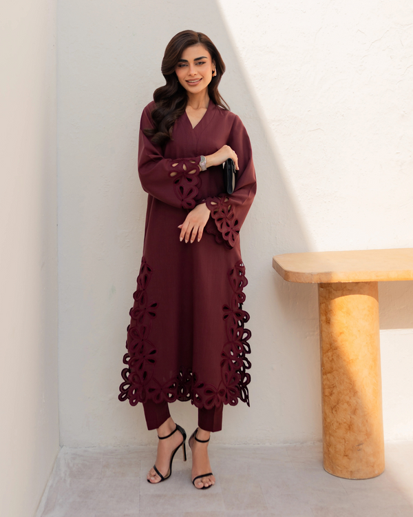 Burgundy Magnolia Set