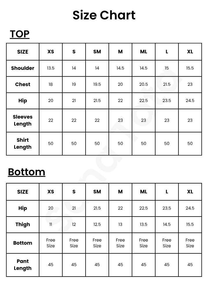 Size Chart Image