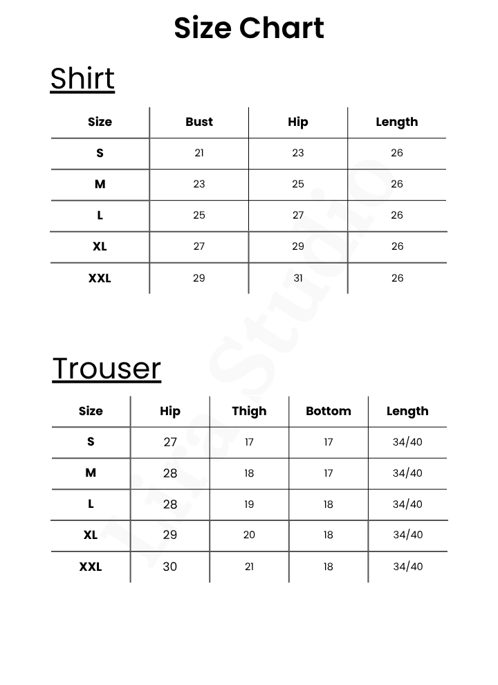 Size Chart Image