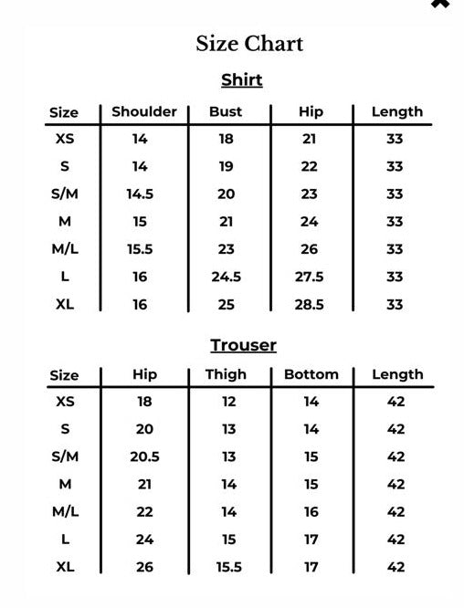 Size Chart Image