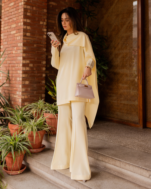 Butter Yellow Drape Set