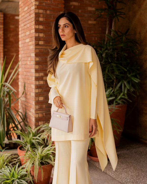Butter Yellow Drape Set