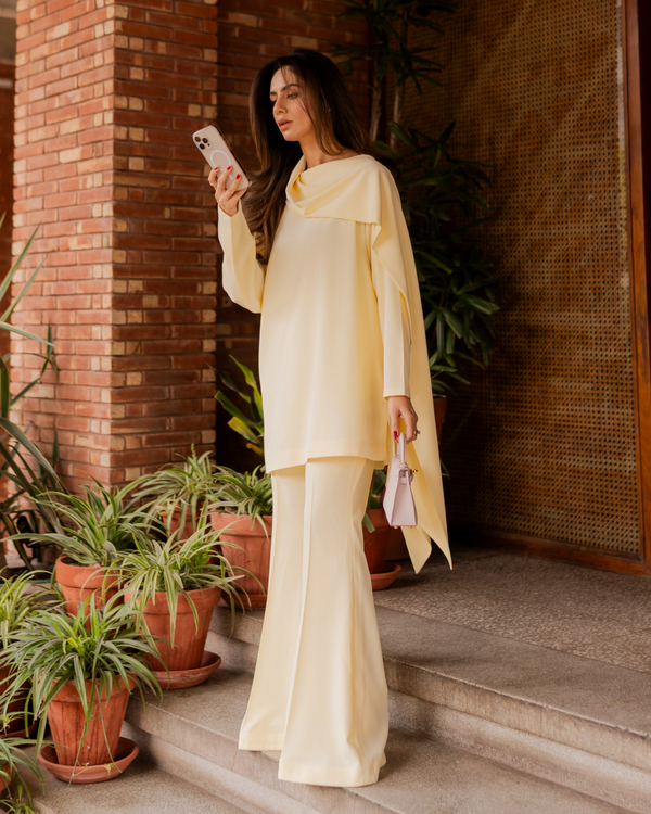 Butter Yellow Drape Set