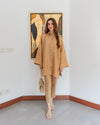 Buttoned Linen Set